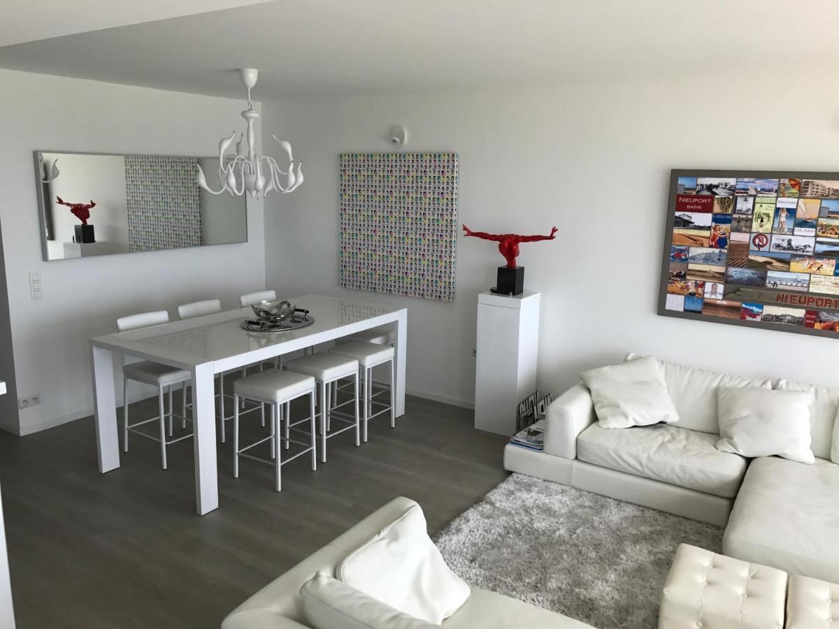 White Sea/Sun/Sky Dreams 4 Six @ Nieuwpoort Apartamento Exterior foto